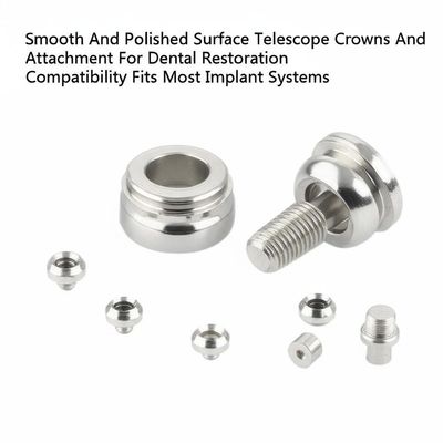 কেনা Smooth And Polished Surface Telescope Crowns And Attachment For Dental Restoration Compatibility Fits Most Implant Systems অনলাইনে উৎপাদন